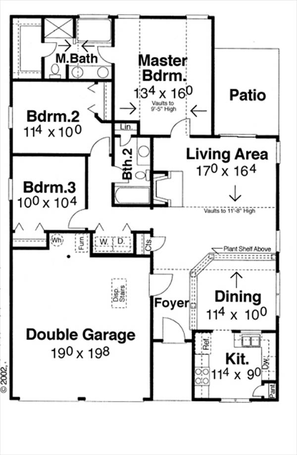 Floor Plan image of Cashiers House Plan
